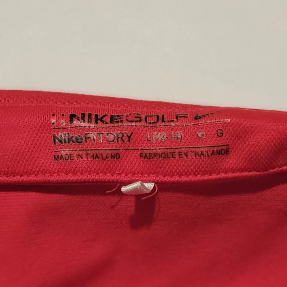 Nike Women's Red Button Down Shirt